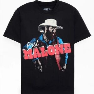 Post Malone Cowboy Hat Oversized T-Shirt - Men’s medium - NWT! graphic band tees